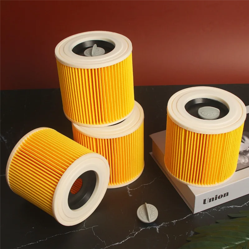 T27C لمرشحات استبدال المكنسة الكهربائية Karcher- 4 وحدات لنماذج WD3 WD2 WD1 MV3 MV2 A KNT NT SE VC/رقم الجزء 6.414-5