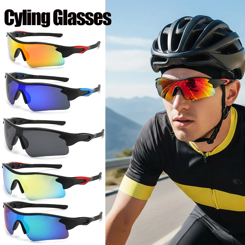 Outdoor-Sonnenbrille für Herren, Sportbrille, Fahrradbrille, winddicht, polarisierte Sonnenbrille für Männer und Frauen, Va05
