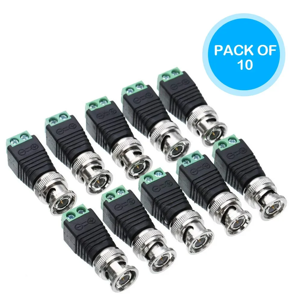 Bnc anschlüsse diy für cctv überwachung videokamera koaxial/cat5/cat6 kabel