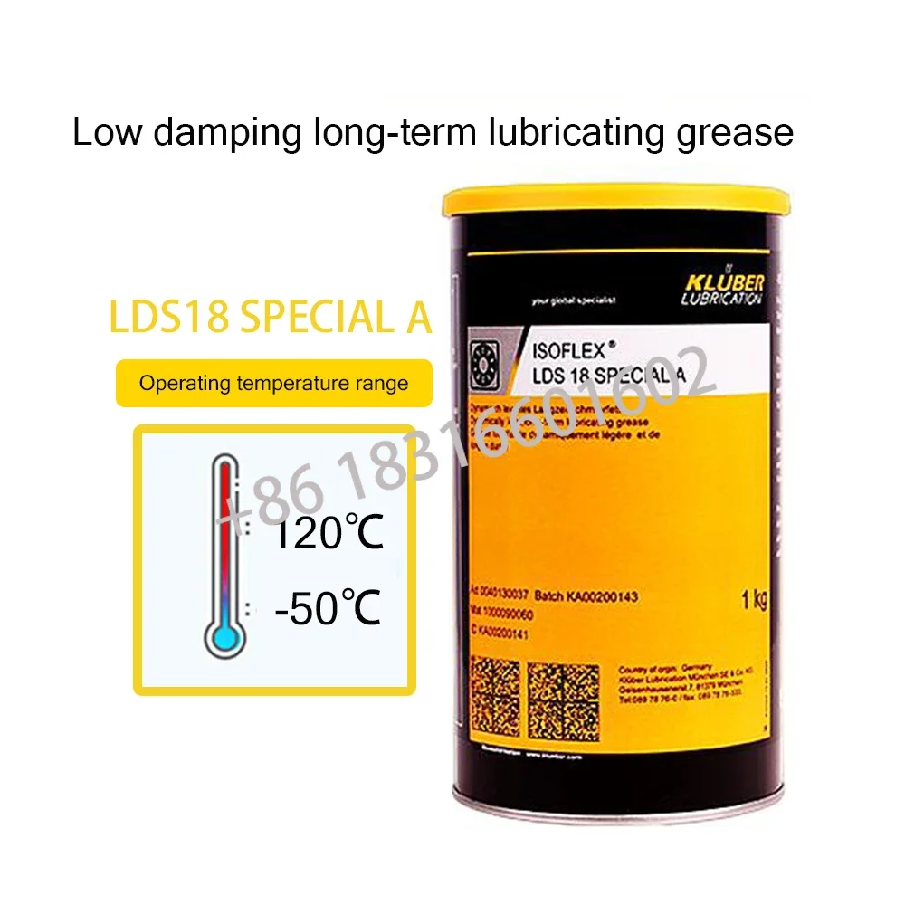 1KG Kluber  LDS18SA Lubrication SOFLEX LDS 18 SPECIAL A Low-damping, long-lasting grease for plain and rolling bearings