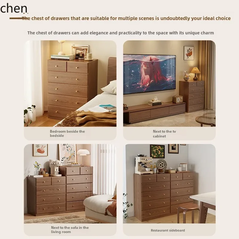 solid wood chest of drawers bedroom six chest of drawers storage cabinet
