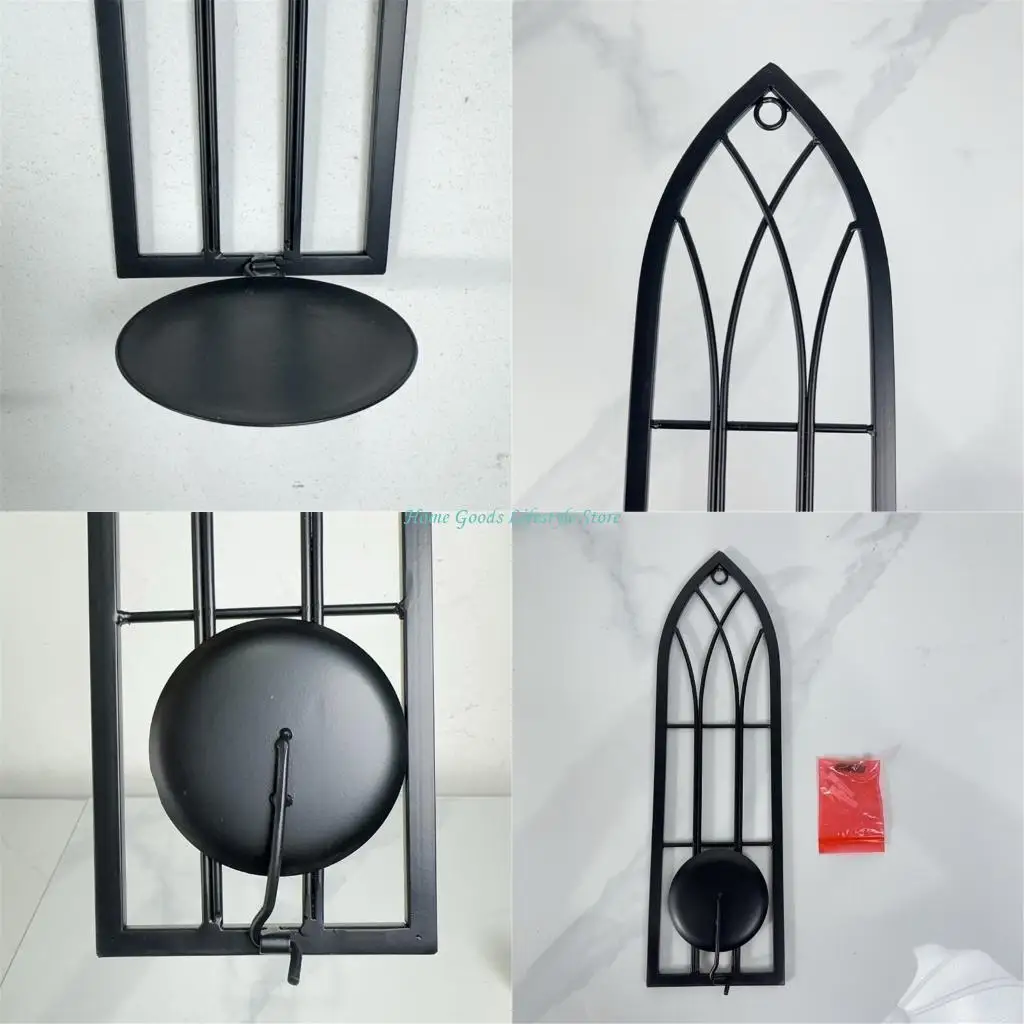 E74E Holder Classical Iron Wall Display for Warm and Inviting Space