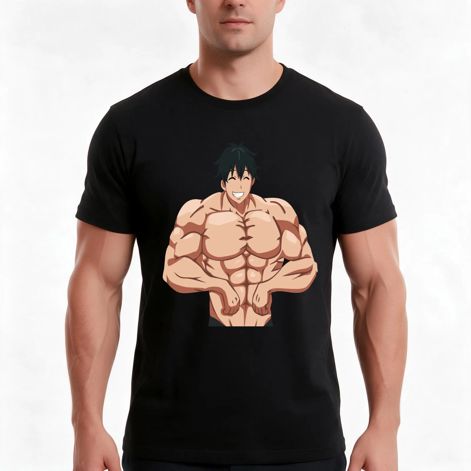 How heavy are the dumbbells you lift? - Machio Muscle Version 03 T-Shirt Summer Casual Cotton Tee Oversized Streetwear Tops