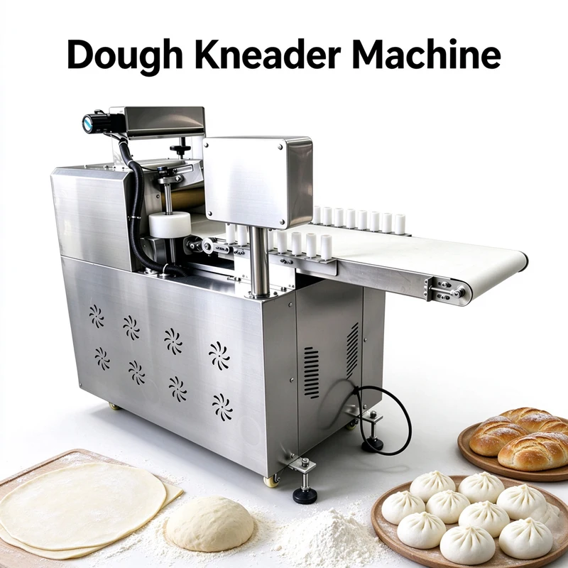 Commercial Automatic Folding Dough Skin Presser Machine Intelligent Dough Kneader Machine For Steamed Bun Skin