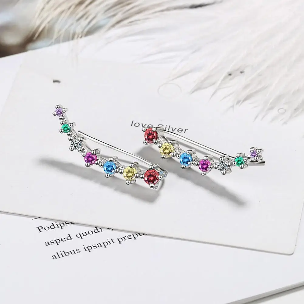 Hochwertige, superglänzende Zirkon-Ohrringe aus 925er Sterlingsilber für Damen – Großhandel, Geschenk, Ohrschmuck für Mädchen, Party, Business-Schmuck
