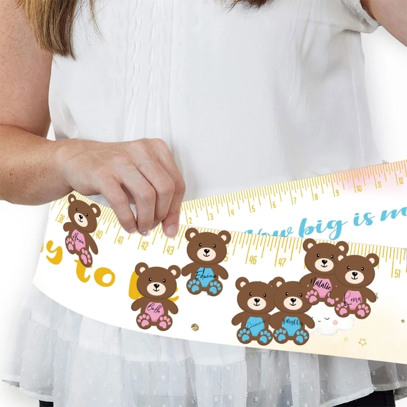 How Big Is Moms Belly Guessing Baby-Shower Games Include Mommy's Belly Sign 12 Footprint Stickers, Gender Neutral