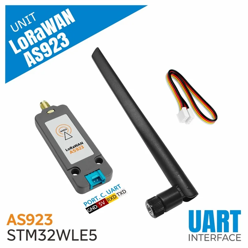 

Daily Lorawan AS923 Модуль связи частотного диапазона 902-928 МГц P2P Связь STM32WLE5 с антенной