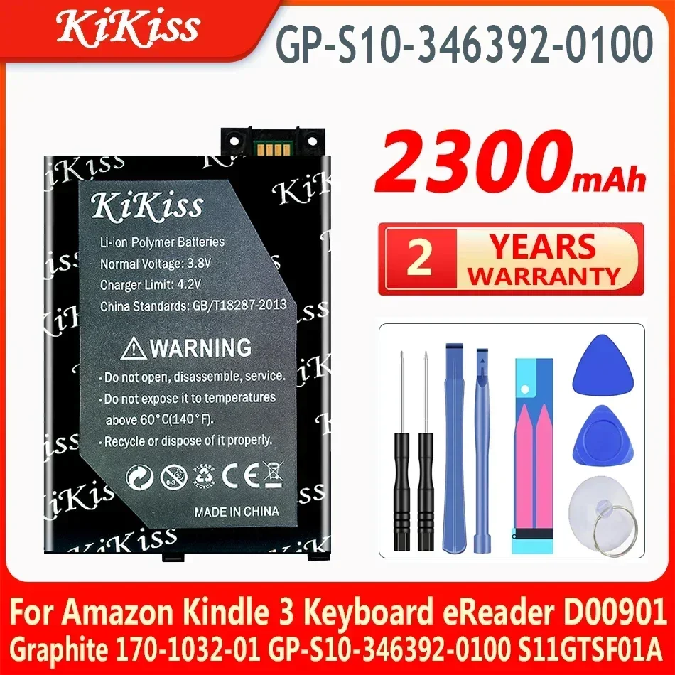 2300mAh Battery GP-S10-346392-0100 For Amazon Kindle3 Kindle 3 S11GTSF01A D00901 E-Reader Batteries