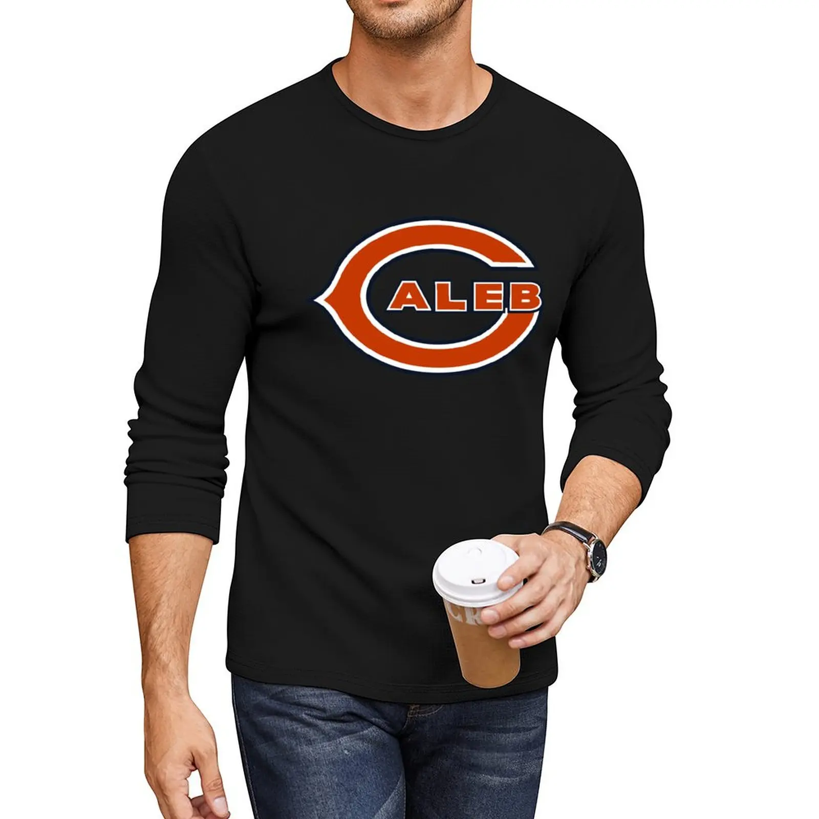 

CALEB in CHICAGO Long T-Shirt Aesthetic clothing anime clothes graphics t shirt mens clothes