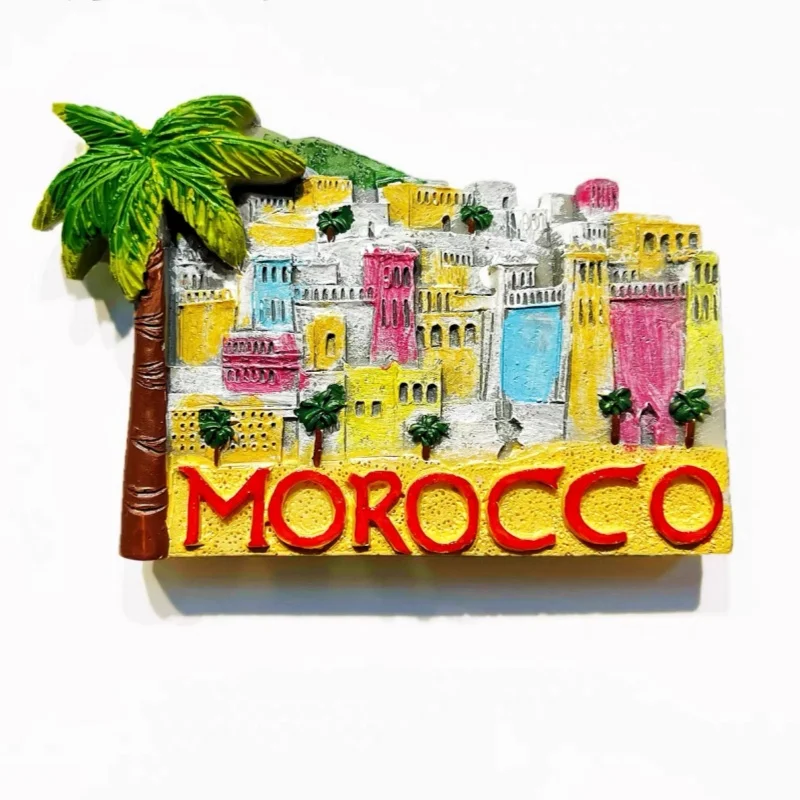 Morocco Travel Souvenir Fridge Magnet 3D Fridge Magnet Handmade Fridge Magnet Decorative Fridge Magnet
