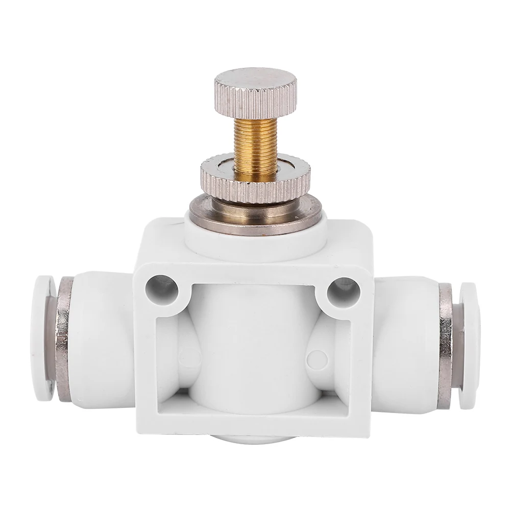 Air Speed Control Valve Snap-On Quick Connector Brass Knob Valve Throttle Valve Pneumatic Tools Accessories Air Intake Interface