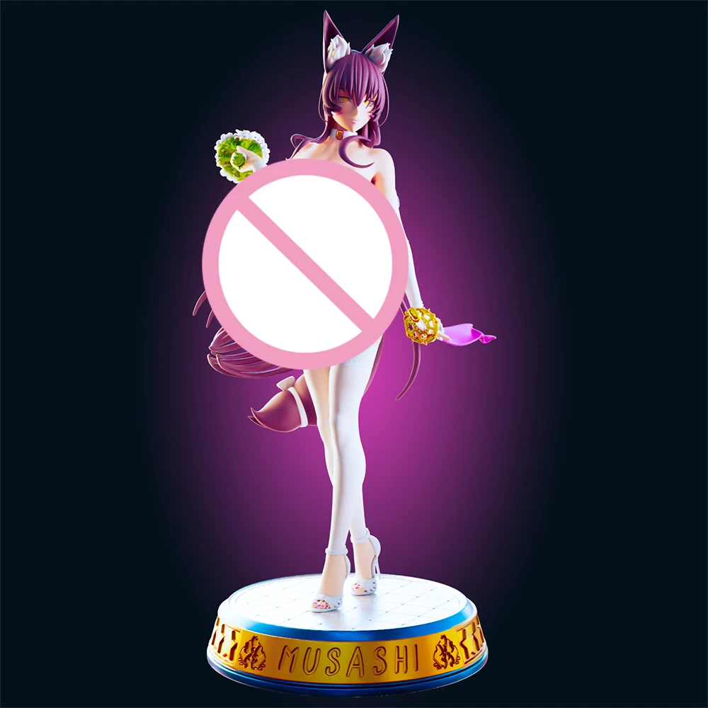 

1/24 3d Printing Model Kit Belle Musashi NSFW FUTA Doll Anime Figure Model Kit DIY Miniature Reduction Statue Unpainted Toys