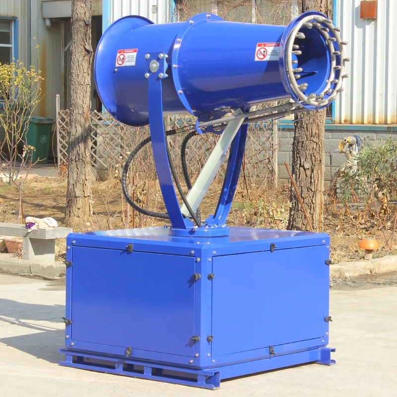 الزراعة بخاخ الدخان مدفع الضباب رذاذ الماء الغبار البخاخ مدفع الضباب التلقائي لتطهير تعبئة الأرض و