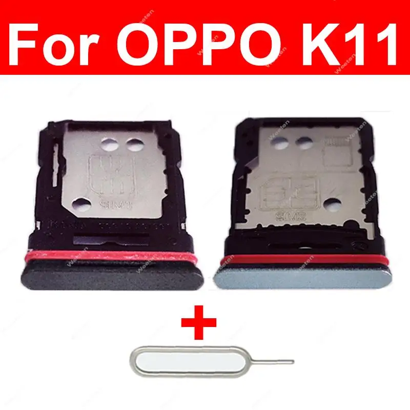 

SIM Card Tray For OPPO K11 SIM Card Holder Slot Sim Card Reader Socket Replacement Repair Parts