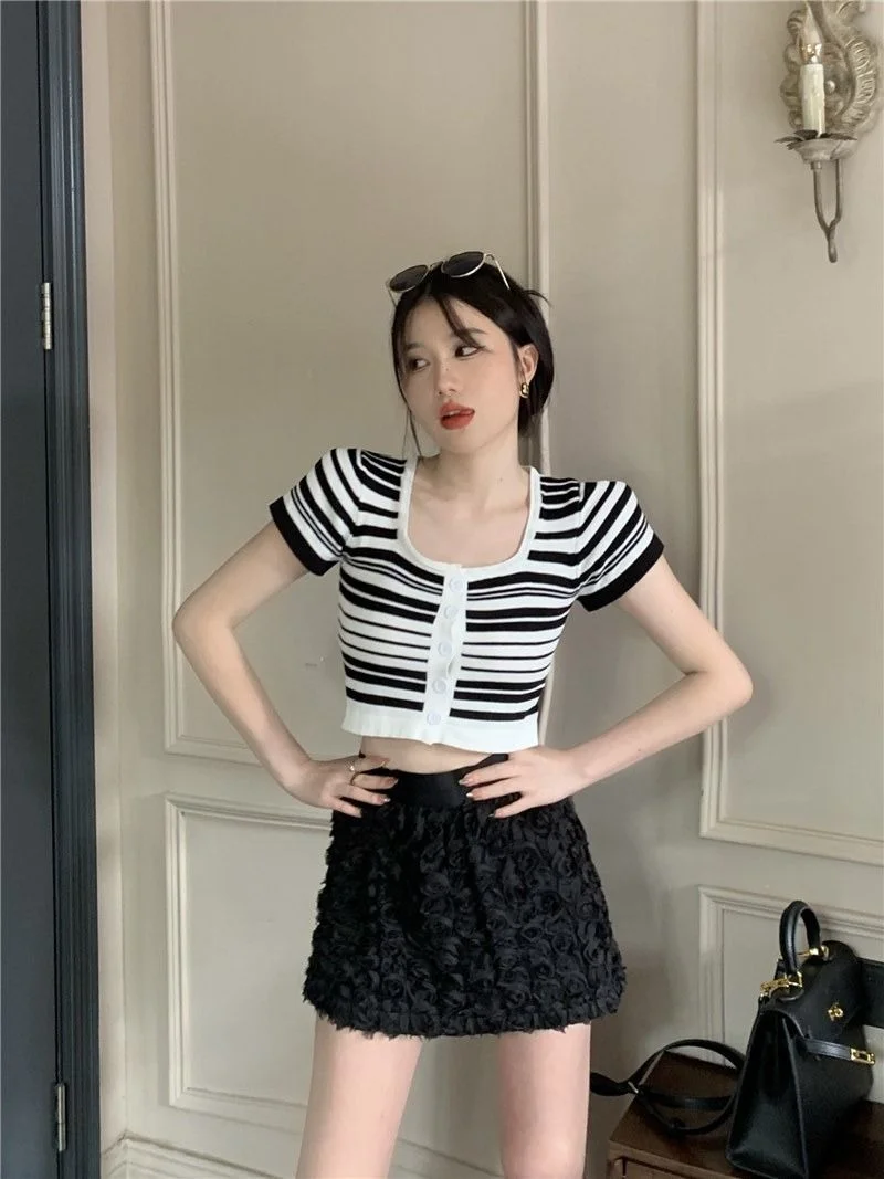 크롭탑 티셔츠 일본 Y2K 의류 깨어있음 주의 깊음 조심스러움 주의 깊은 관찰자 잠자는 상태 휴면 상태 무의식 상태 쇠약 상태 여자친구