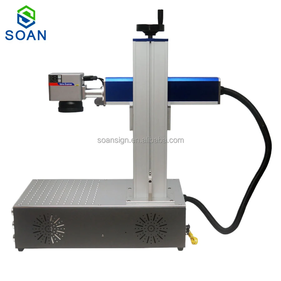 Good price Fiber laser marking machine with 20W30W50W for Metal Silver Gold Jewelry bottle with good effect marking