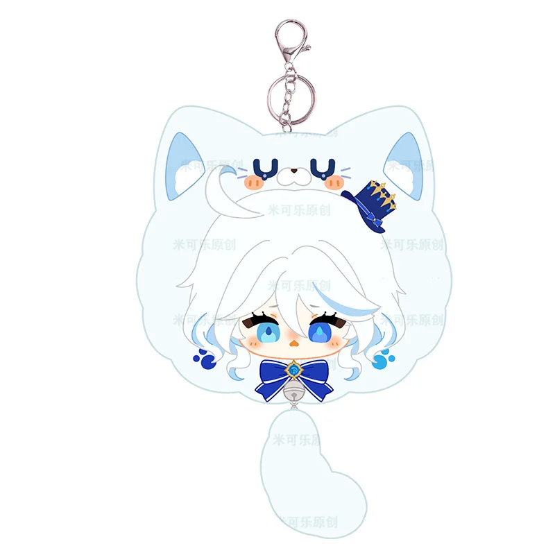 

Genshin Impact Fuyumi Water Deity Phoeca Anime Coin Purse Twice- dimeonal Peripheral Student Card Holder Earphone Case