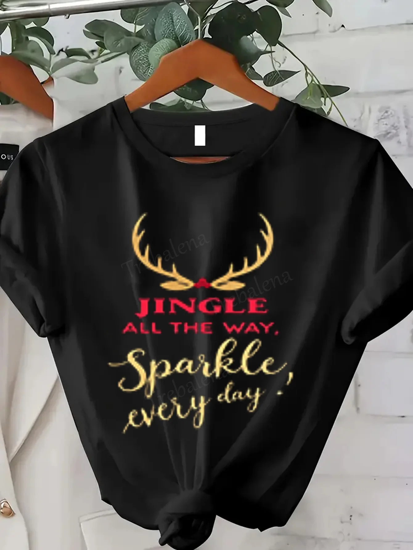 T-shirt femme Jingle All the Way Sparkle tous les jours T-Shirt femme