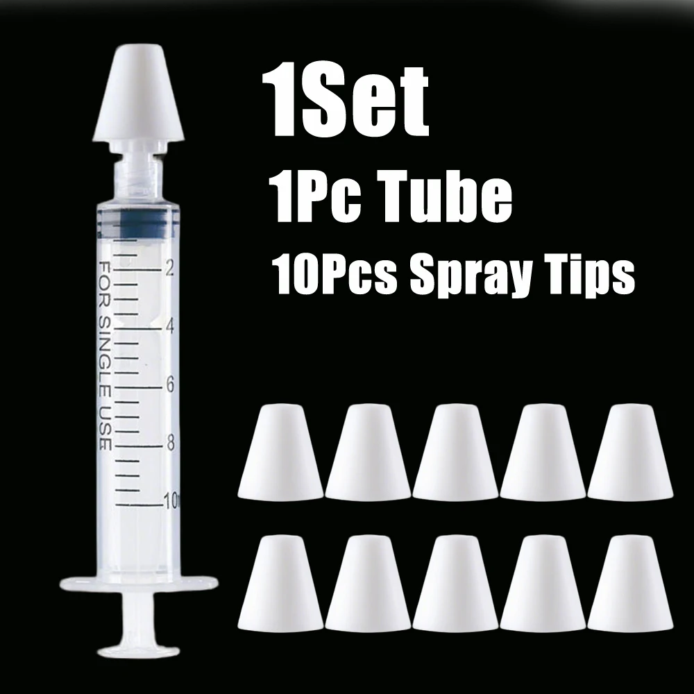 Aspirador Nasal para Bebés con 10 Puntas  Pulverización, Irrigador Nasal para Bebés, Aspirador Nasal para Niños