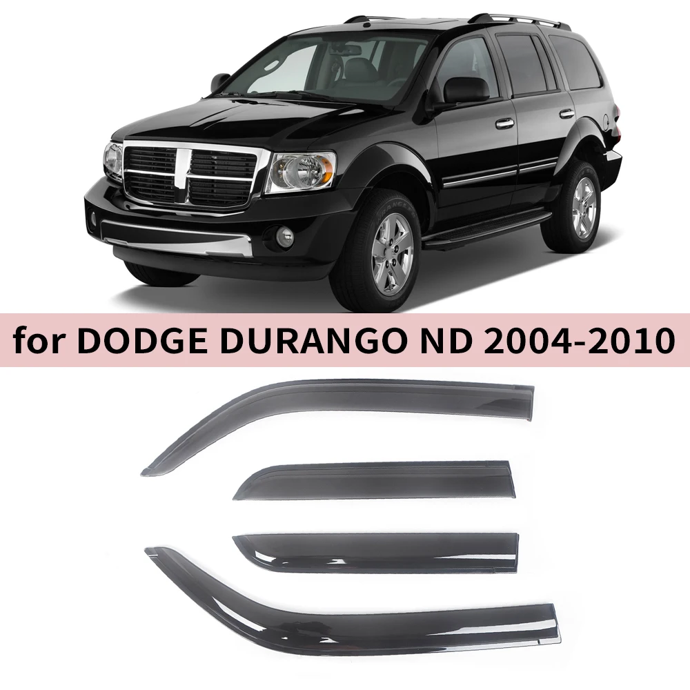 

Window Visor for Dodge DURANGO 2004 2005 2006 2007 2008 2009 2010 Wind Deflectors Rain Guards Door Visor Vent Shades Ventvisor