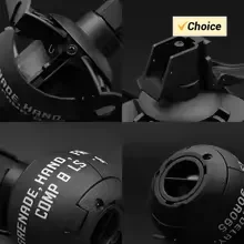 

kaevixdio M67 Hand Grenade Explosion Grenade Smoke Toy 1/3PCS, Nylon Grenade Model,for Airsoft Paintball Shooting.