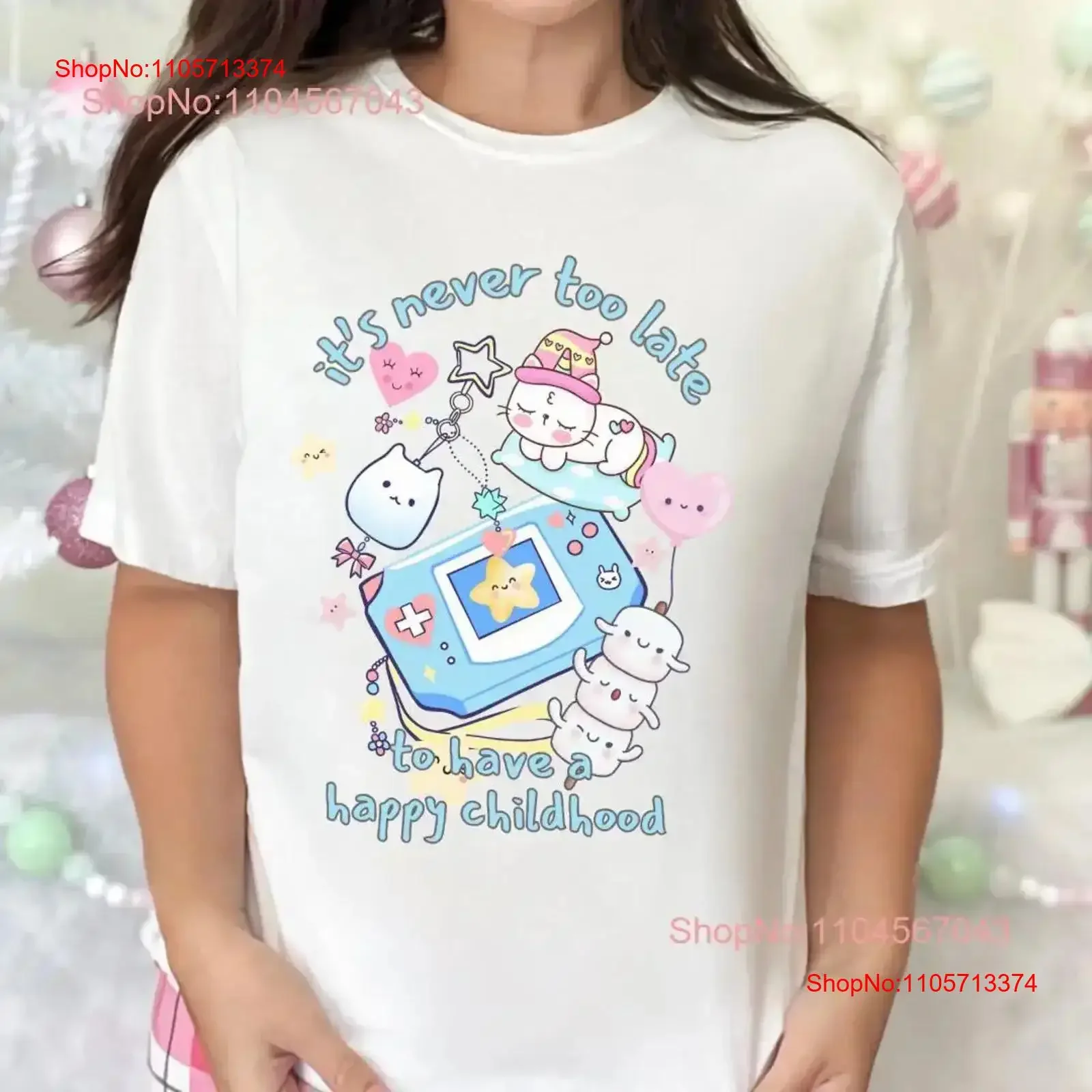 Vêtements ABDL Age Regression Agere, T-shirt Cutecore Kidcore Littlespace Adult Pacifier, rose pastel arc-en-ciel vintage