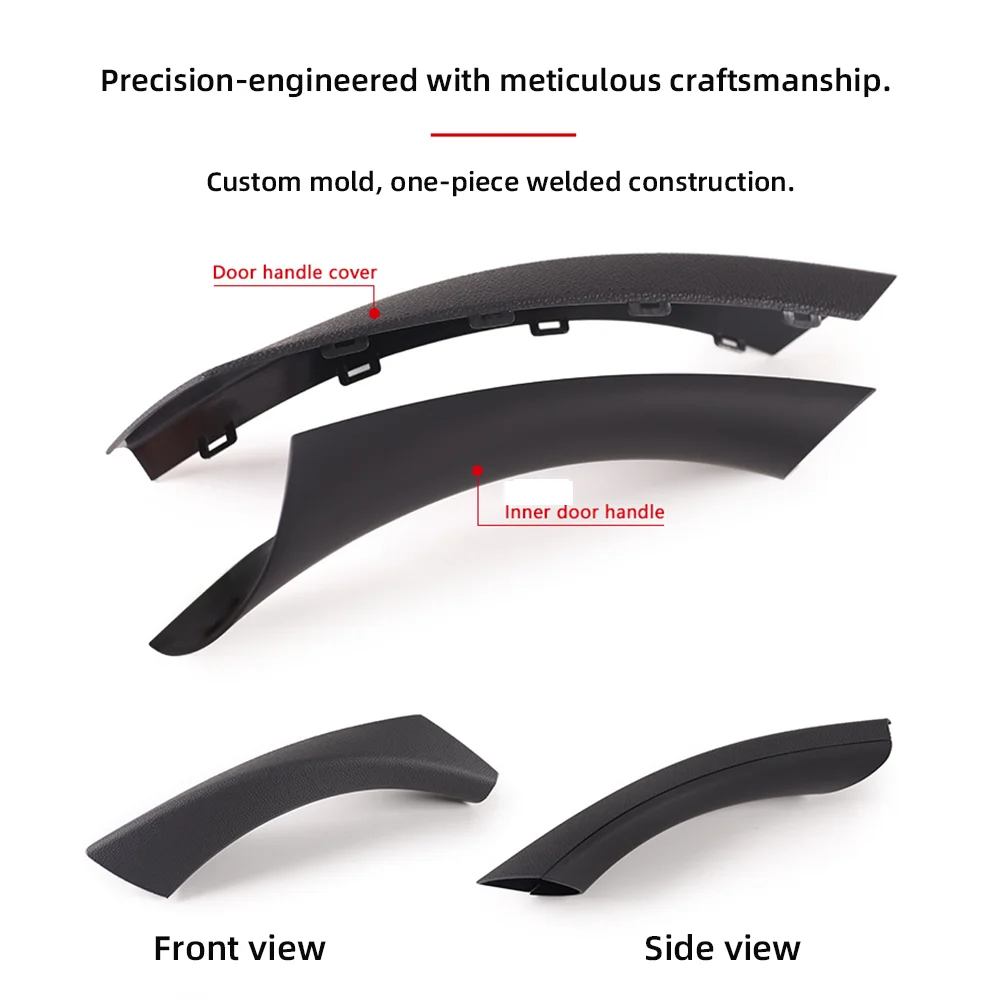 LHD RHD Einfache Installation Schwarz Beige Links Rechts Innentürgriffabdeckung Für BMW 3er Serie E90 E91 E92 2004-2013 – Detail 3