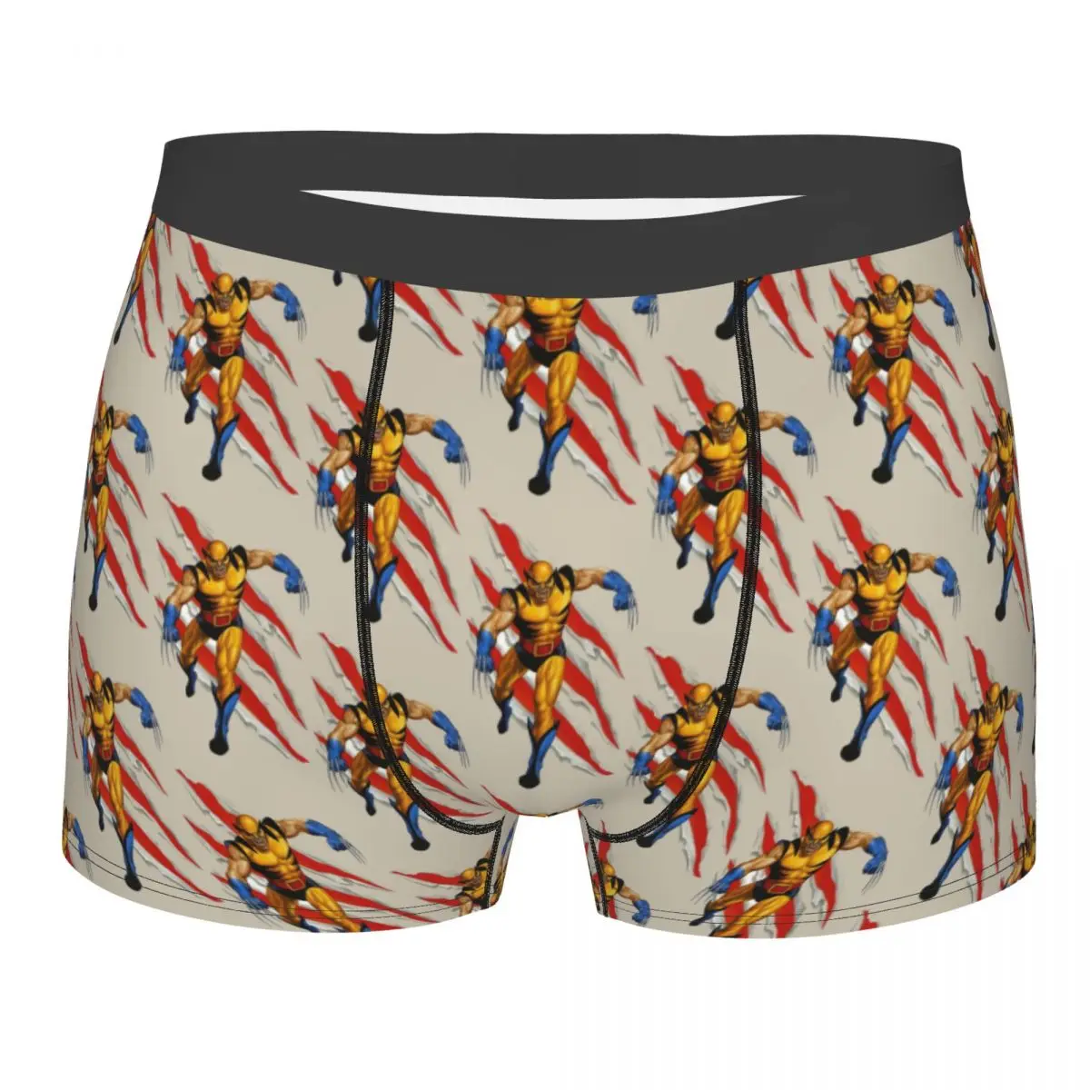 

Custom Wolverine Movie Boxer Shorts For Men 3D Printed Underwear Panties Briefs Stretch Underpants