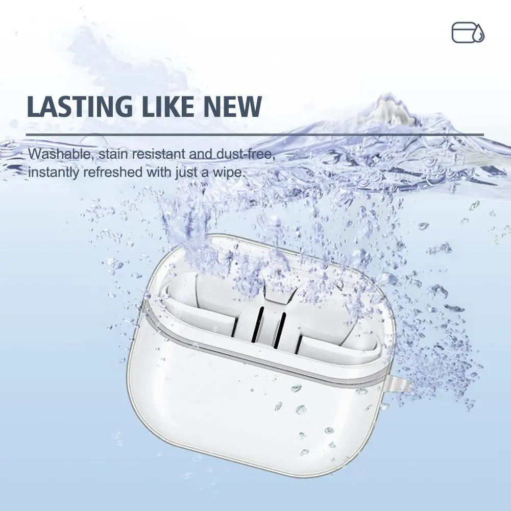 Suitable for Samsung Galaxy Buds3 Pro Wireless Bluetooth Earphone Protective Case TPU Transparent Soft Shell Cartoon Person L2M7