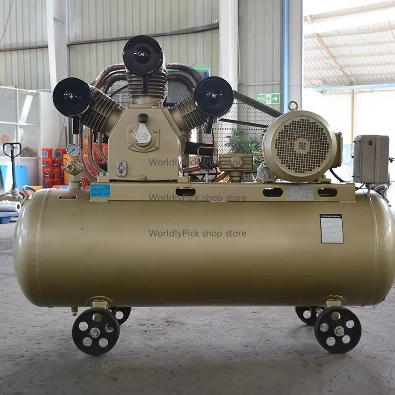 Портативный поршневой воздушный компрессор, питание от переменного тока, 12 В, 7,5 кВт, 10 л.с., новый сорт для производства растений