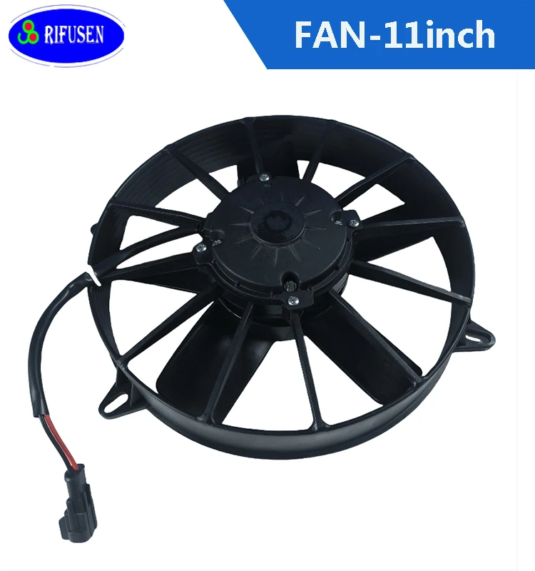 Universal 11inch Cooling Fan 12V/24V Fan Auto air Conditioning Axial Fan Replace for SPAL VA03-BP70/LL-37S