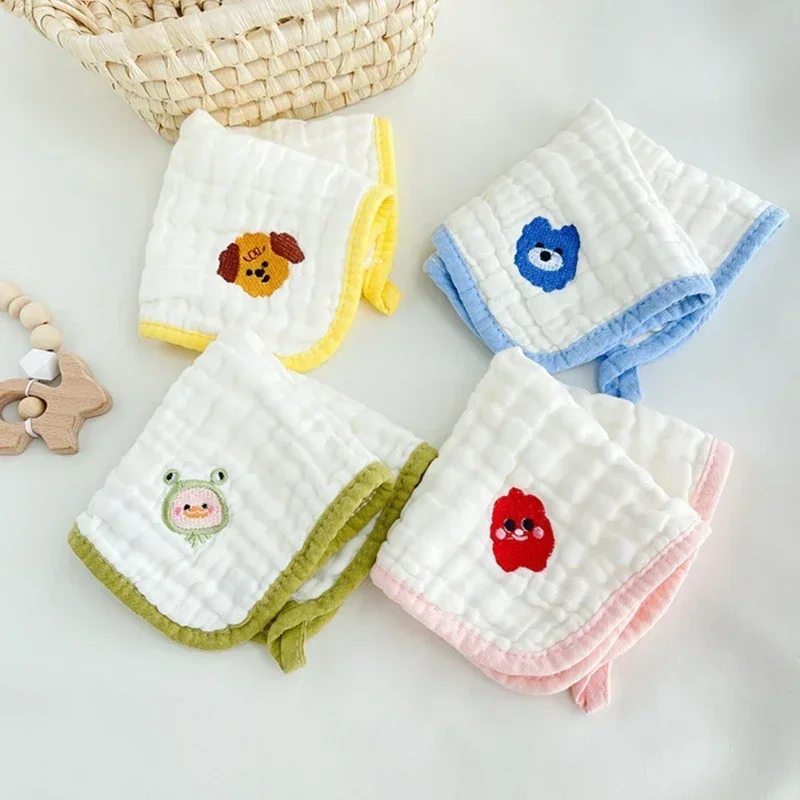 

Baby Washclothes Soft Reusable Newborn Face Towels Baby-Wash Cloths for Boys and Girls 25x25cm Durable Comfortable Drool Towel