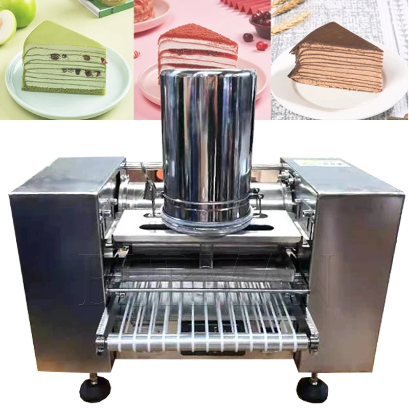 

Automatic Thousand Layer Cake Skin Machine Single Row Mille Crepe Pancake Machine Chapati Maker Equipement