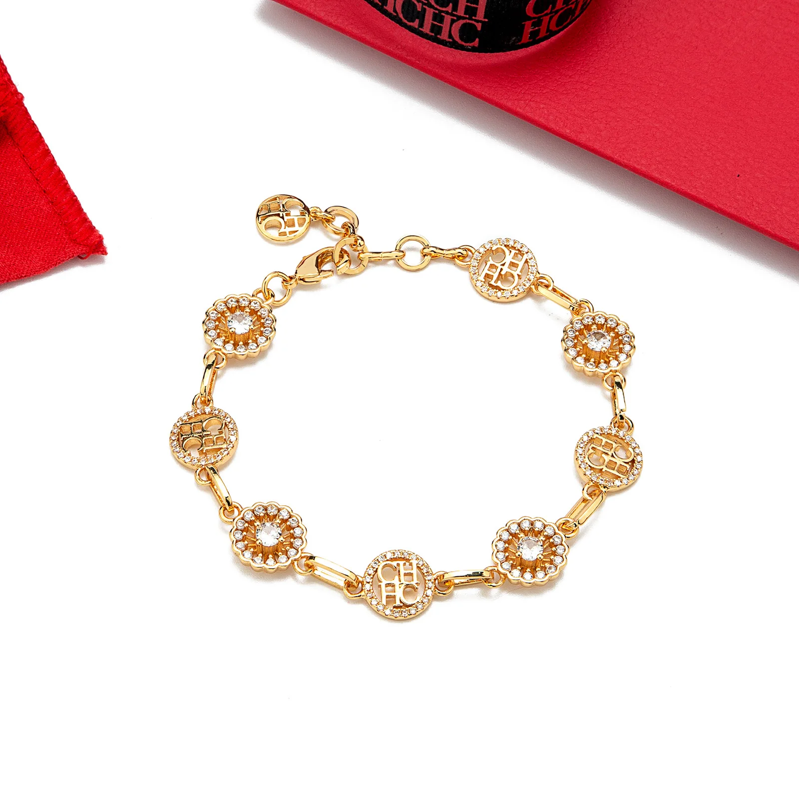 CHHC 2026 سوار الهيب هوب للرجال، عصابة يد بسلسلة بسيطة فريدة من نوعها، مجوهرات للجنسين هدية له نمط حبل قابل للتعديل #4