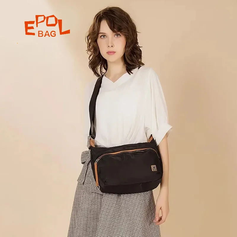 

Epol Women's Crossbody Bags 2025 Nylon Sports Shoulder Bags Waterproof Lightweight Canvas High Quality Messenger Bags 2828-12