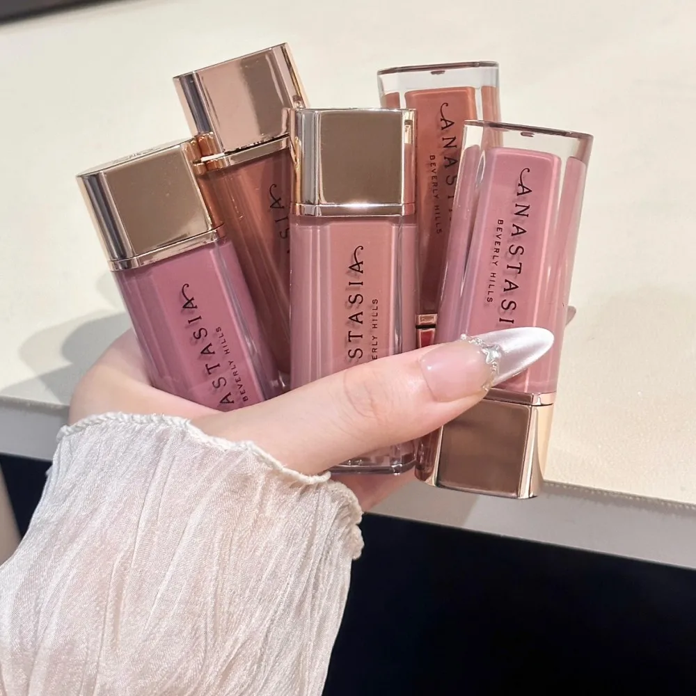 Lápiz labial líquido mate, 4 colores, terciopelo melocotón, resistente al agua, taza antiadherente, hidratante, esmalte de labios de larga duración, cosméticos de maquillaje