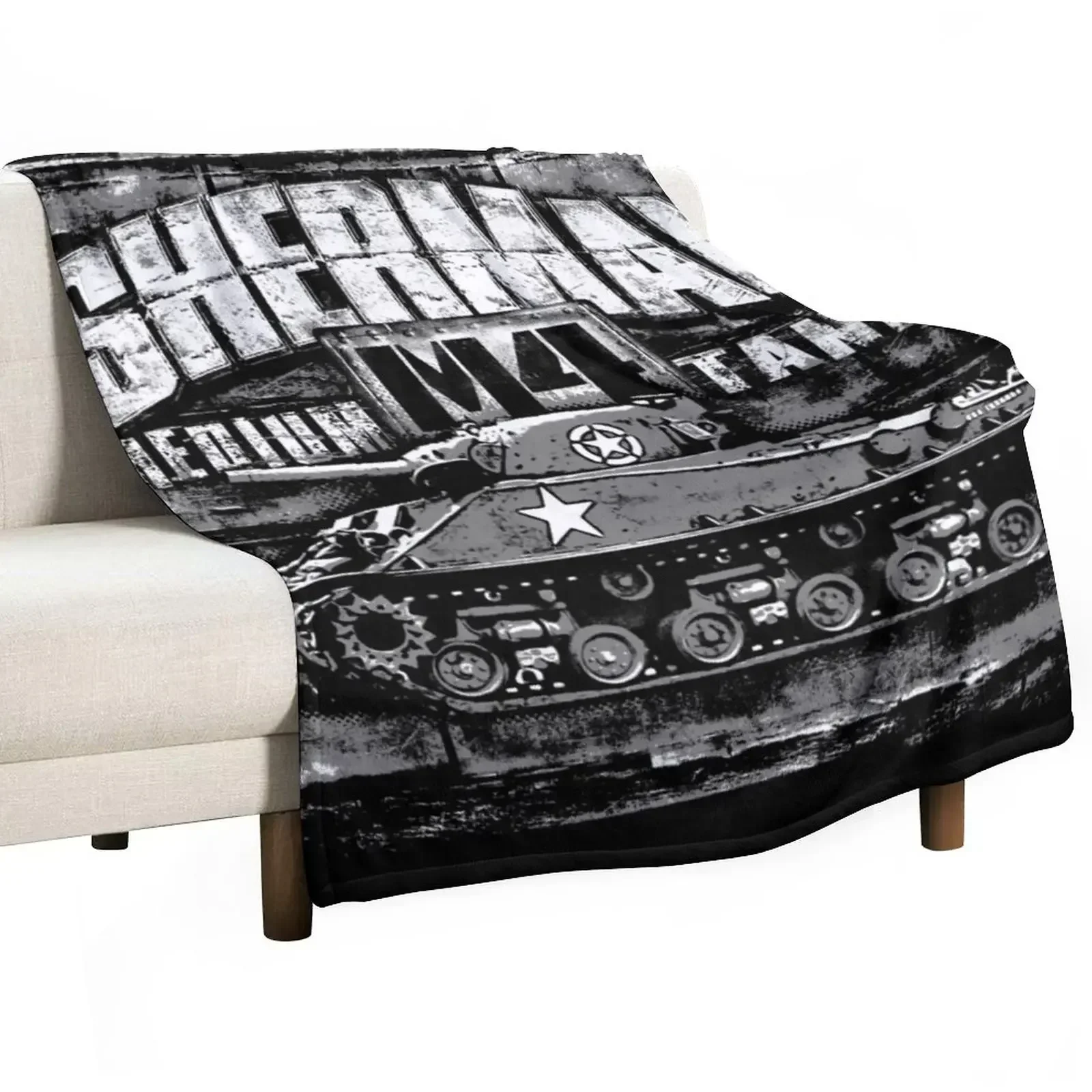 M4 Sherman Throw Blanket Tourist Sofa Throw Blankets