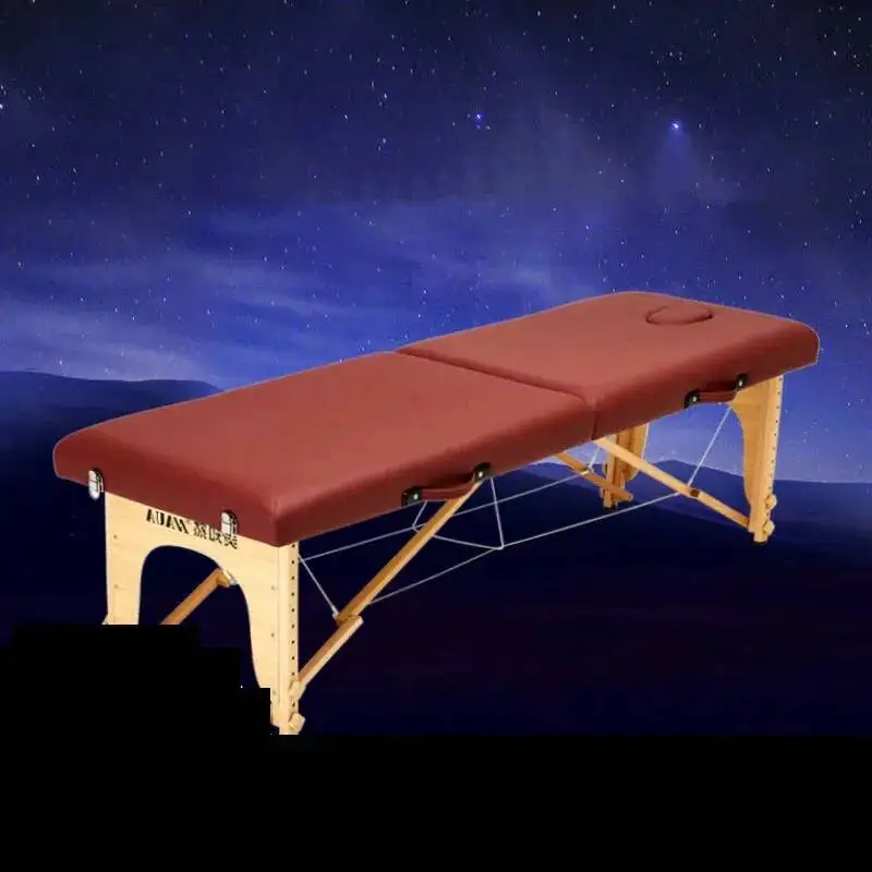 Folding Pedicure Lash Bed Massage Salon Tattoo Facial Portable Mattresses Massage Bed Spa Lit Pliant Beauty Furniture