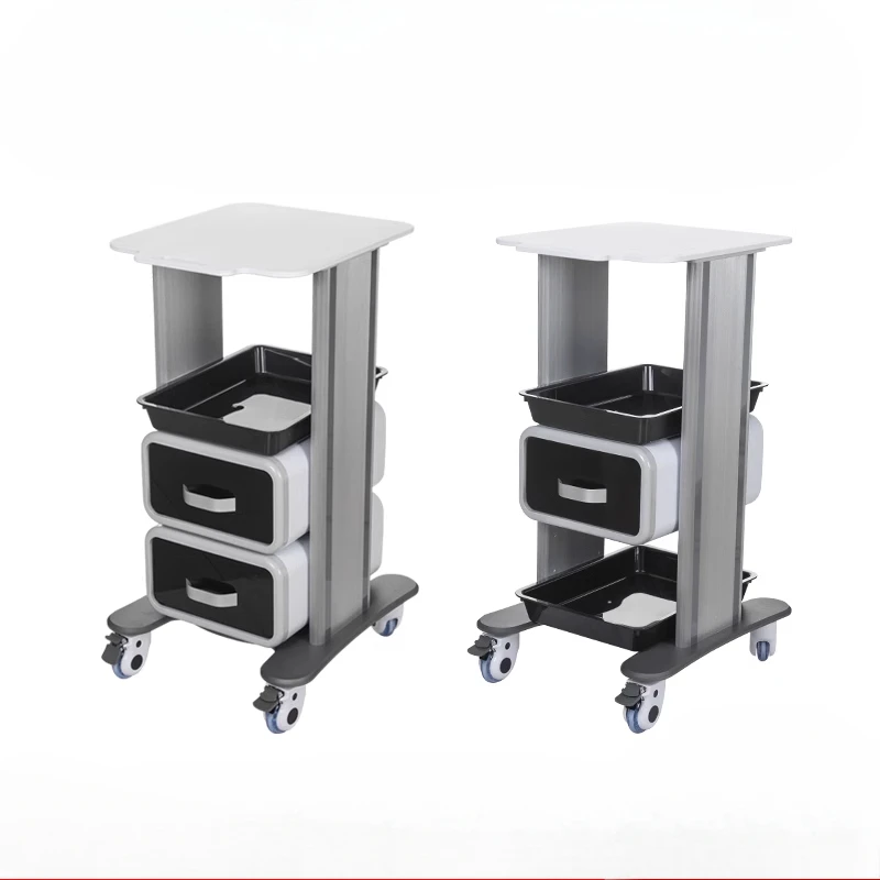 Beauty Salon Dental Tools Cart Multifunction Storage Shelf Utility Salon Trolley Hotel Salon Furniture Kosmetik Wagen FYST