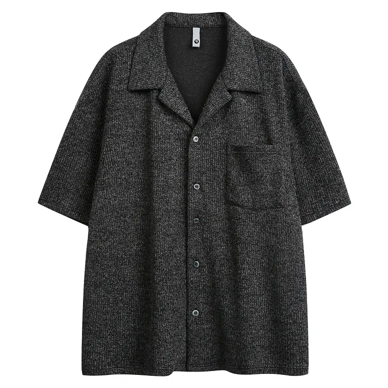 

Short Sleeve Shirt Men's 2026 Summer Loose Casual Trend Shirt Jacket Breathable Button Cardigan