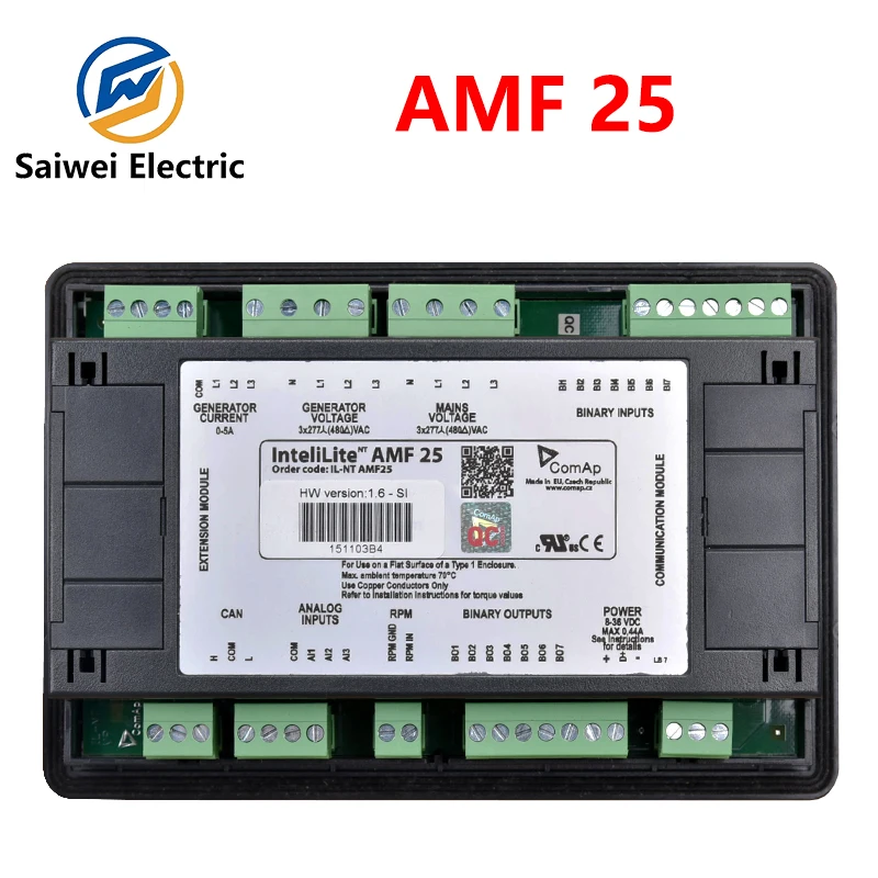 AMF25 Original Diesel Generator Set Controller Generator Automatic Start Stop Control Module