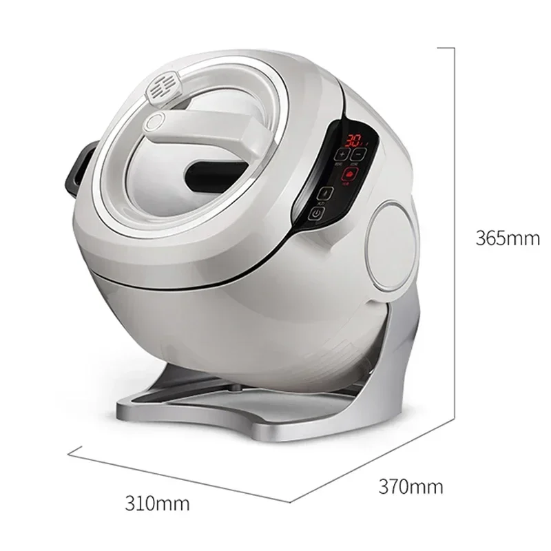 6L 220V 2000W Intelligent Automatic Stir Frying Machine Household Electric Cooking Wok Pot Non-stick Multifunctional Cooker Pot