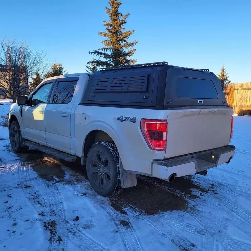 

4X4 Pickup Truck Bed Topper Caps Durable Waterproof Pickup Hard Top Canopy Certified Hardtop Custom-fit for Ford F-150 Tremor
