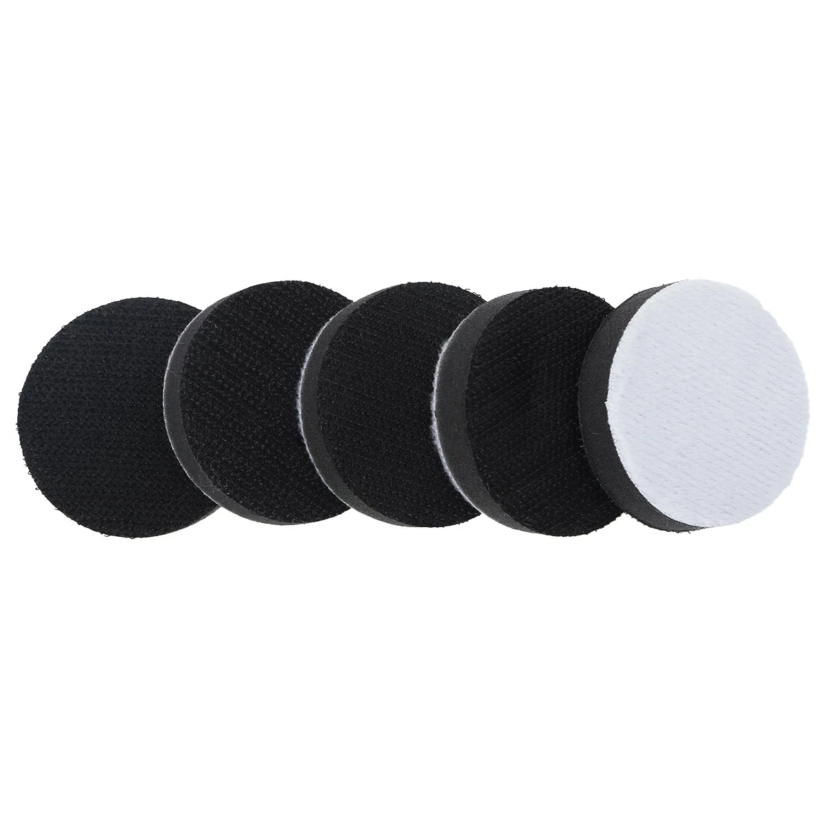 5pcs Soft Density Interface Pad 50mm/75mm Sponge Cushion Buffer Backing Pads Hook And Loop Face Sanding Discs Abrasive Tools