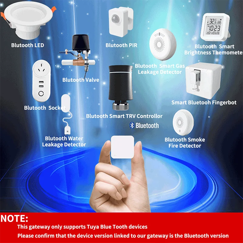 Tuya New Mini Bluetooth Gateway Hub Smart Home Bridge Smart Life App Works with Alexa Google Home Remote Control