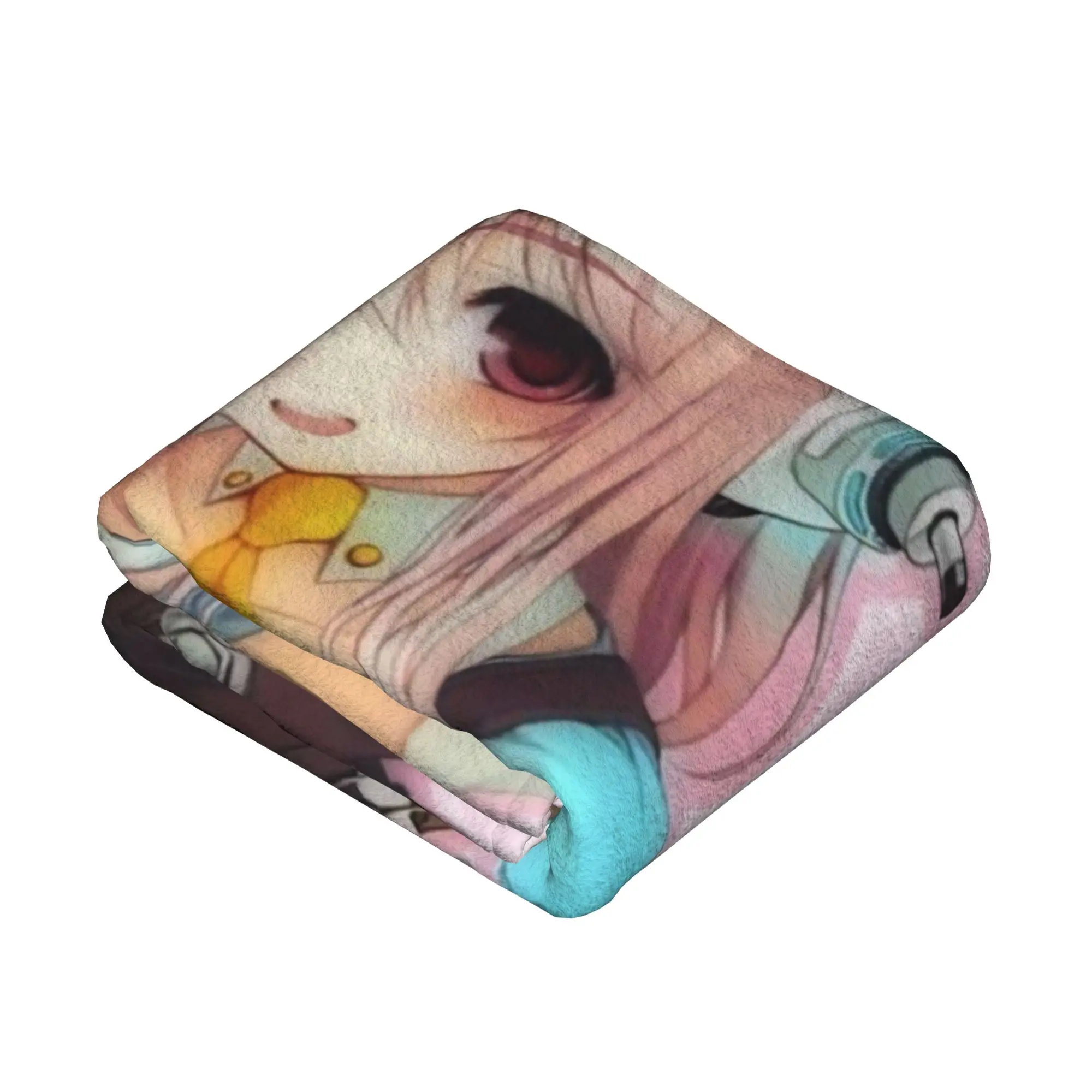 Kawaii S-Son-icos الموسيقى فتاة البطانيات الصوف المنسوجات ديكور متعددة الوظائف فائقة النعومة رمي بطانية للمنزل السفر المفارش #2