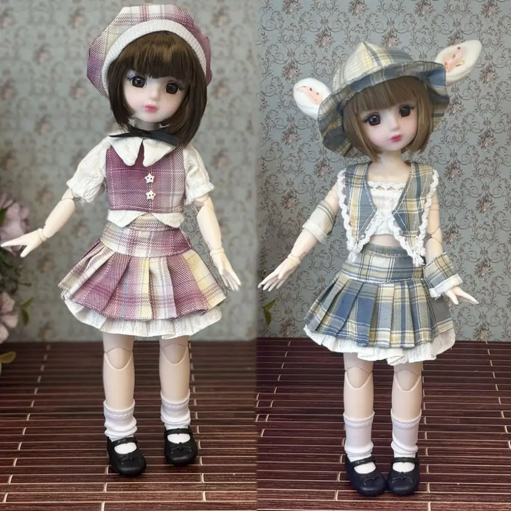 30cm BJD 인형 드레스업, 옷 입히기, 3D 눈, 탈부착 가능한 관절, 1/6 BJD 인형, 생일 선물