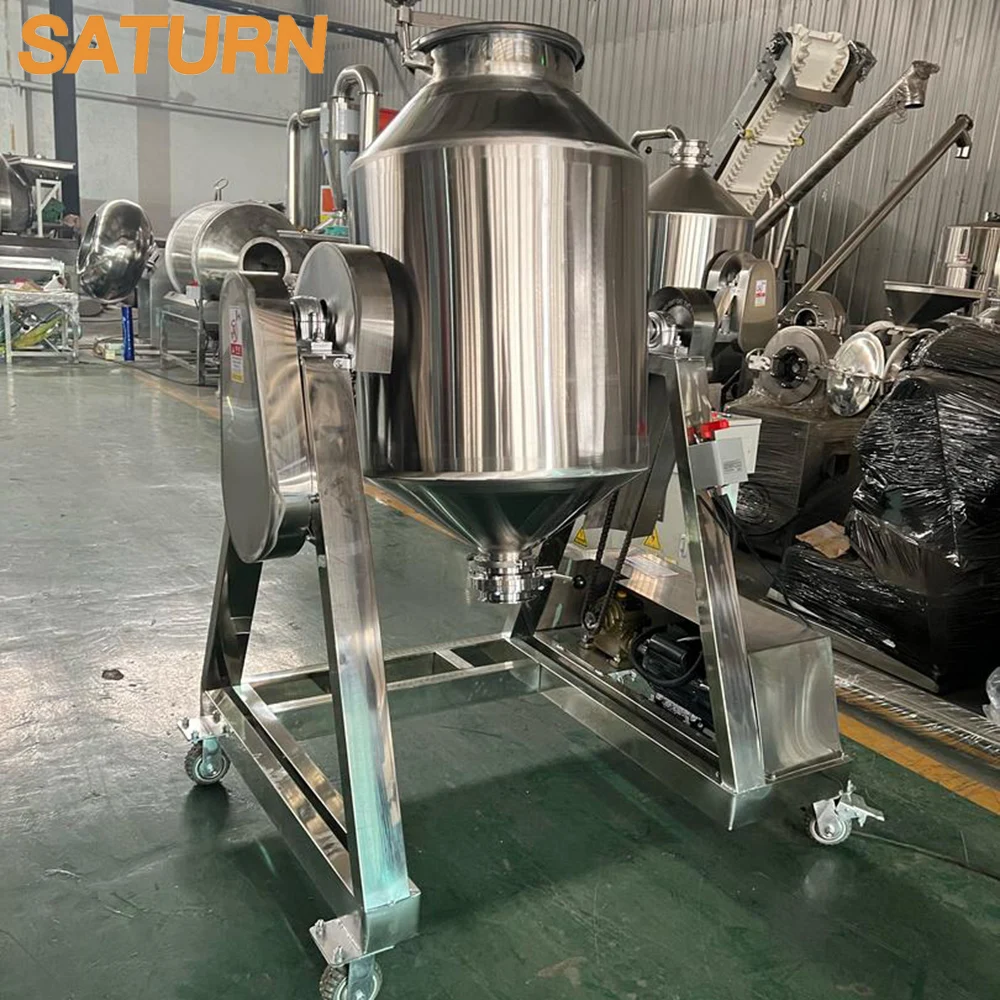 Powder Mixer for Dry Spice and Instant Coffee Powder Mixing Machine Food Processing