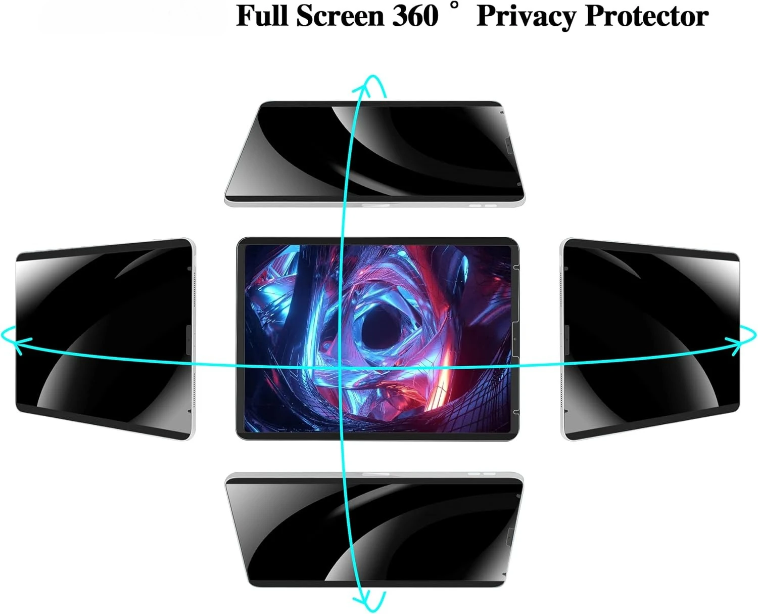 360 Degree Magnetic Removable Privacy Screen Protector Film for OPPO Pad 4 3 Pro SE 11 2025 Neo 11.4 Air 2 11.6
