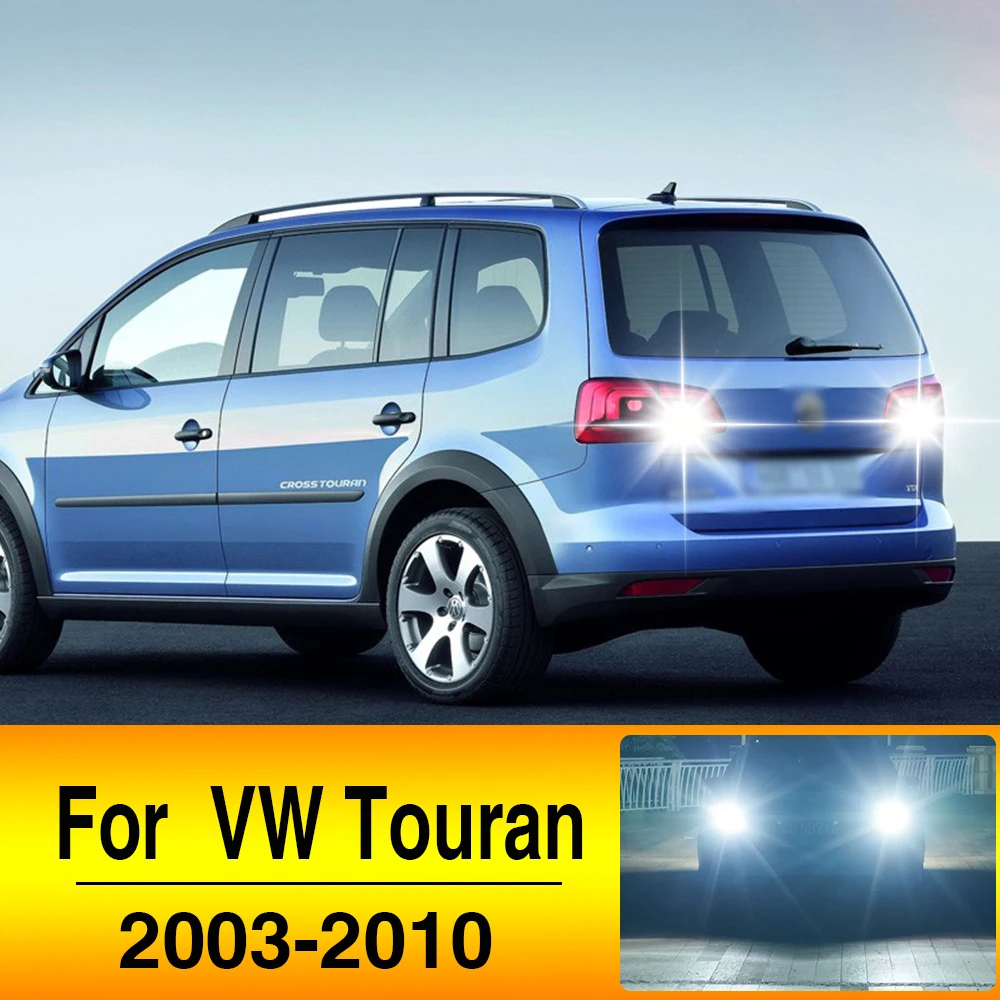 2PCS Car 1156 Canbus Backup Reverse Back Up Light Bulbs For VW Touran 1T1 1T2 2003 2004 2005 2006 2007 2008 2010 Accessories